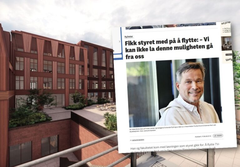 Dekan Leif Holst Jensen fikk med styret på å flytte TV-skolen.